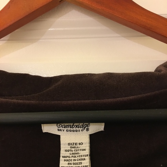 Suede, brown swing blazer - Picture 2 of 4